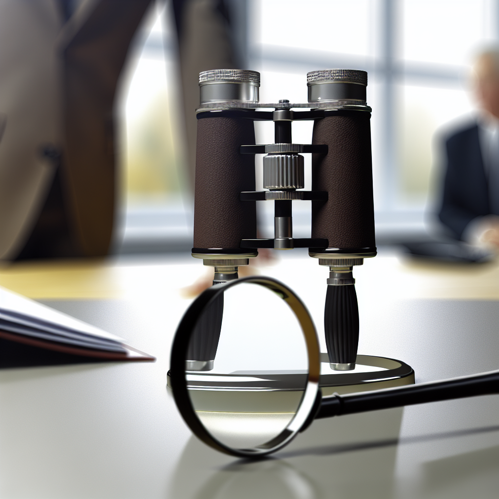 Image réaliste d'une loupe binoculaire de qualité, illustrant son importance pour un investissement judicieux en optique.