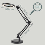 Lampe loupe sur pied grossissement x10 - Vignette | France Loupe