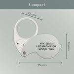 Loupe de bijoutier pliable x40 - Vignette | France Loupe