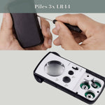 Triple loupe de bijoutier x30 x60 x90 led - Vignette | France Loupe