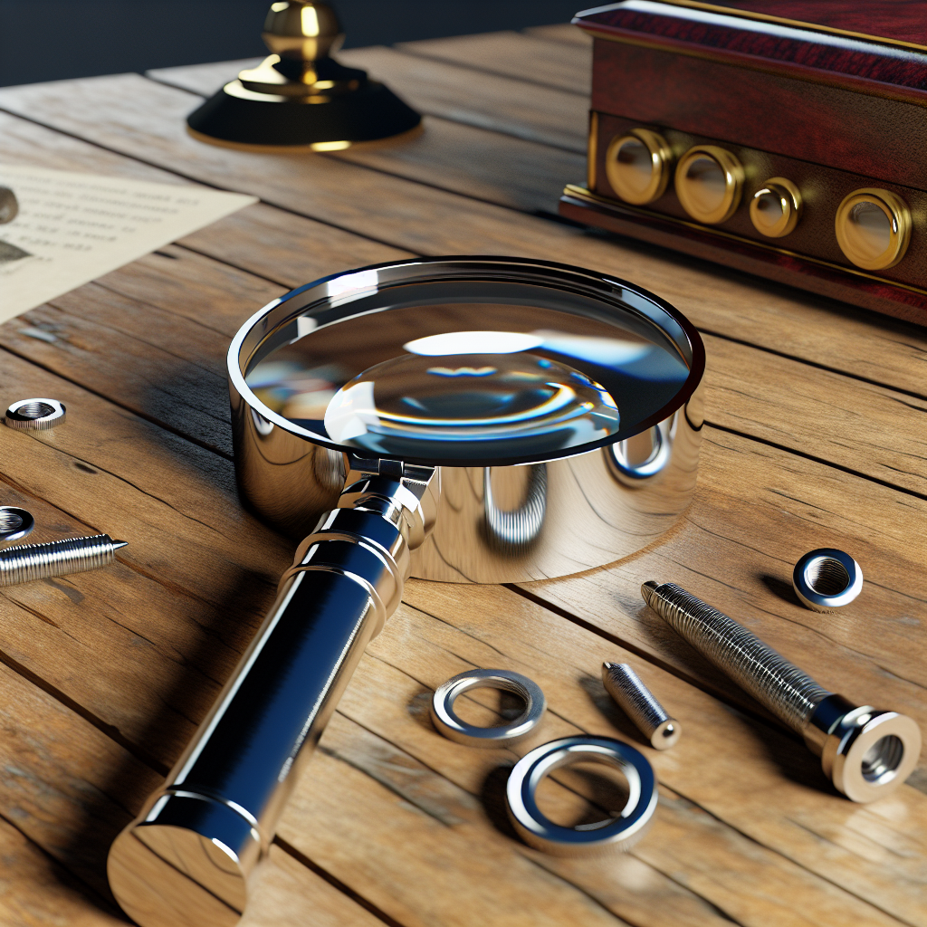 Image réaliste d'une loupe professionnelle, mettant en avant des critères essentiels pour un usage intensif, avec textures et éclairage naturels.