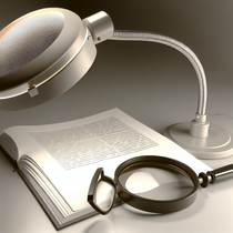 Lampe loupe et lunettes loupe comparées dans un environnement naturel, illustrant leurs différences d'usage et de fonctionnalité.