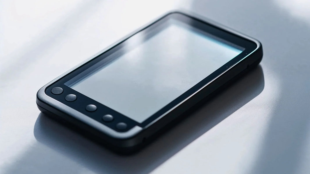 Loupe électronique grossissant du texte sur un écran portable haute définition