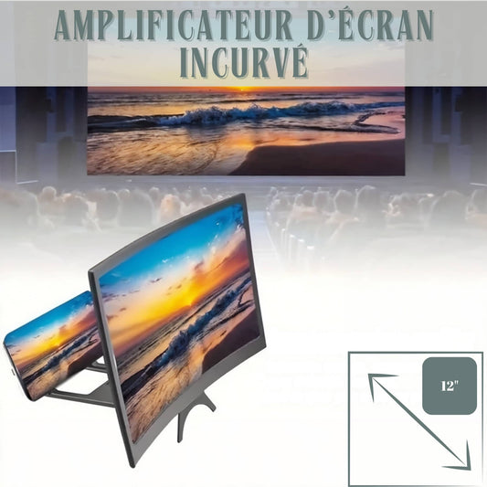 Amplificateur d'écran téléphone incurvé