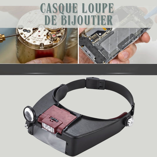 Casque loupe de bijoutier