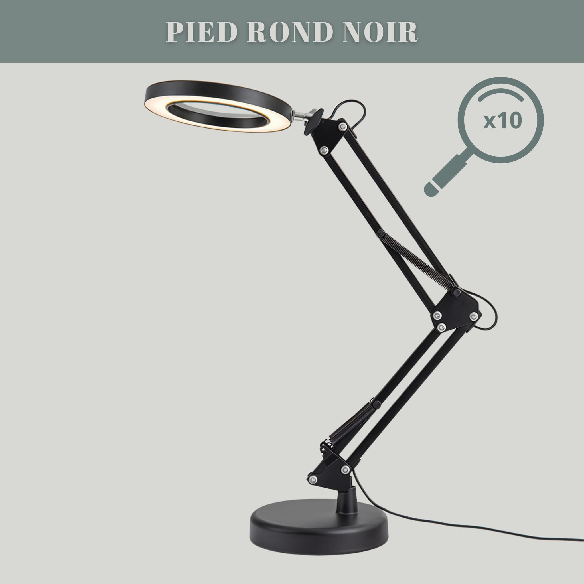 Lampe loupe a fort grossissement Vision claire et details precis