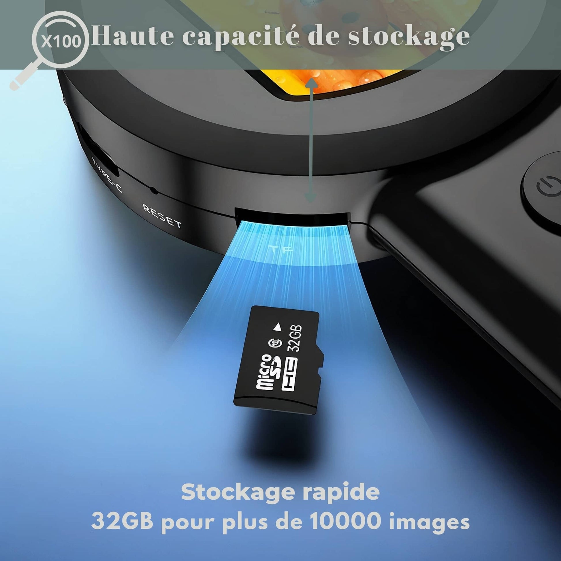 Loupe de poche pliable pour bijoutier 40X Loupe éclairée avec lumière Loupe de poche pliable pour bijoutier 40X Loupe éclairée avec lumière