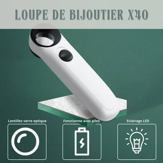 Loupe de bijoutier x40