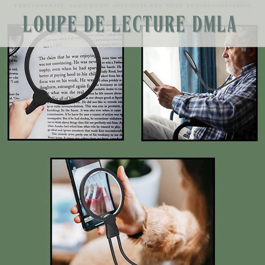 Loupe de lecture DMLA LED