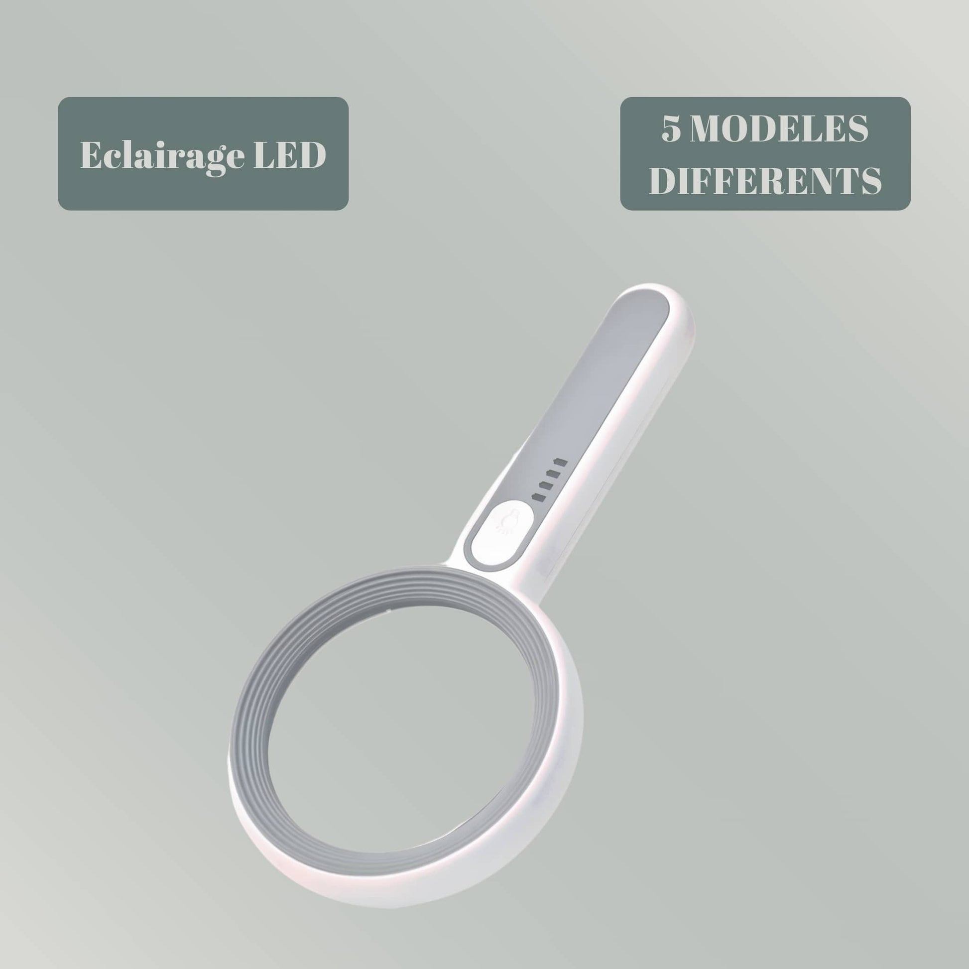 Loupe de lecture USB rechargeable led